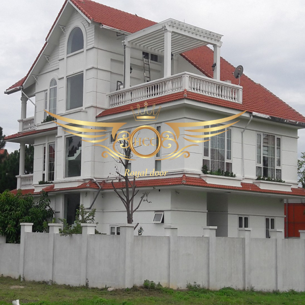 Công trình cửa nhôm kính cao cấp Chú Hiếu - Khu sinh thái Phùng, Đan Phượng